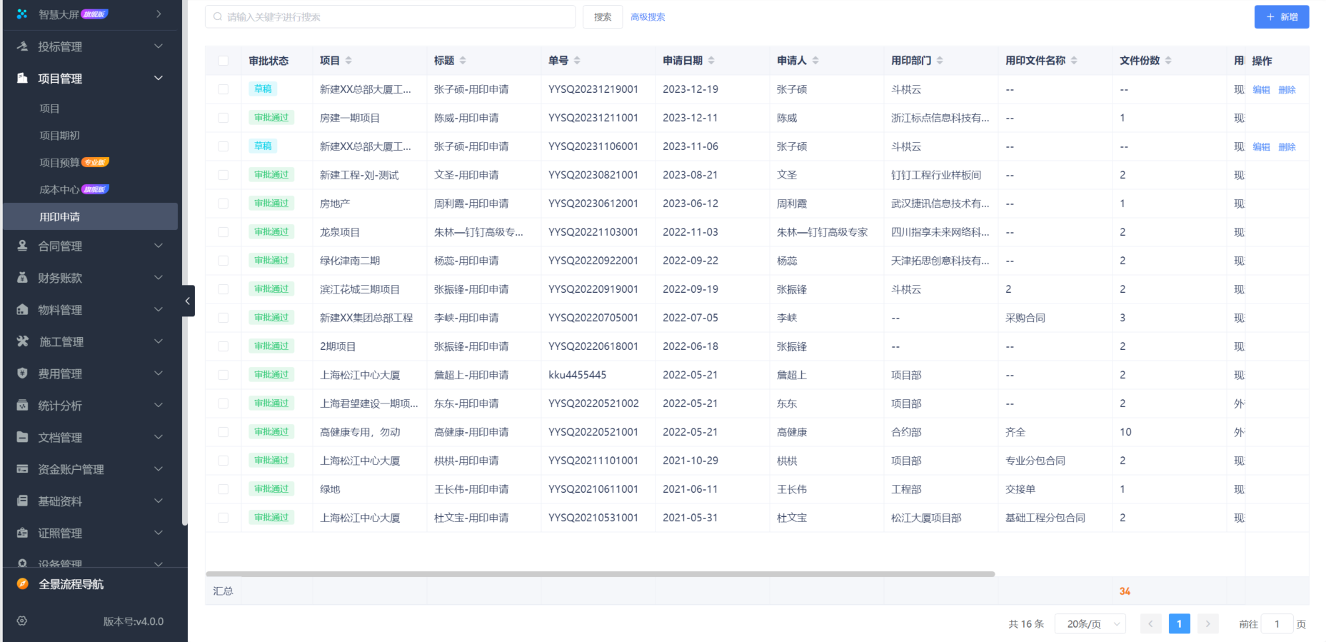 建設(shè)工程項(xiàng)目管理軟件